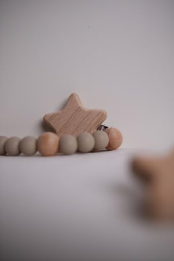 Babyrassel & Schnullerkette SET